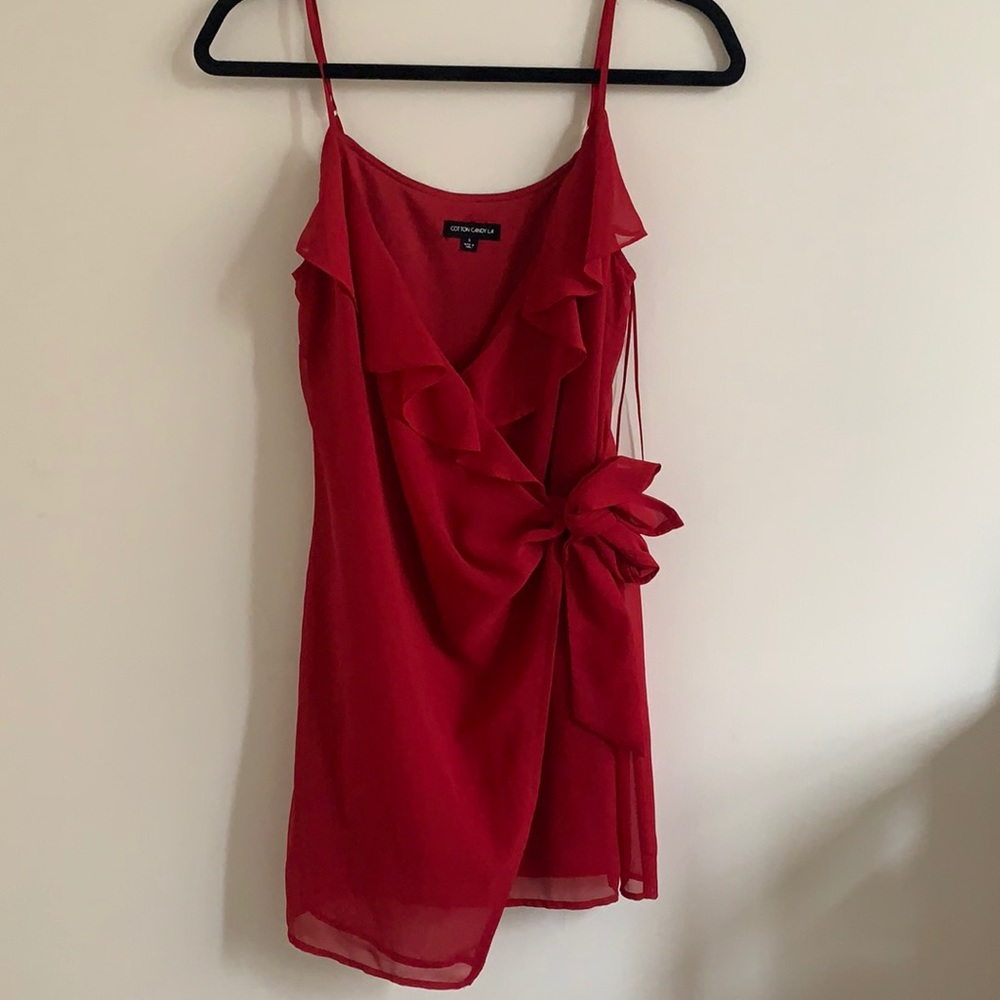 Cotton Candy LA Red Dress - S
